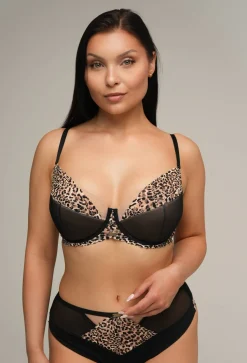 Biustonosz AV 2208 Push Up Black Panther
