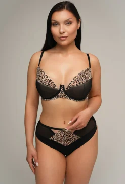 Biustonosz AV 2208 Push Up Black Panther