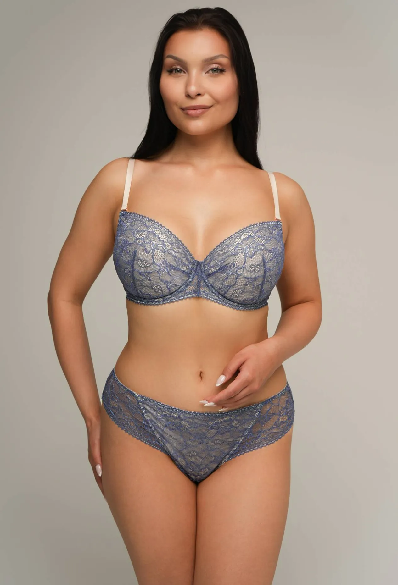 Biustonosz AV 2209 Push Up Navy Blue