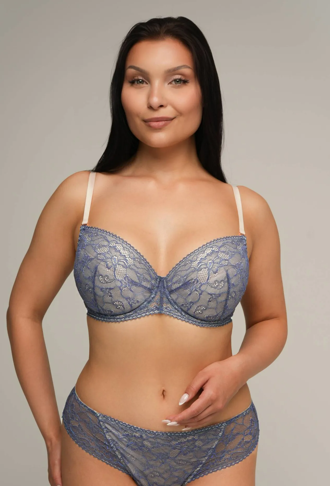 Biustonosz AV 2209 Push Up Navy Blue
