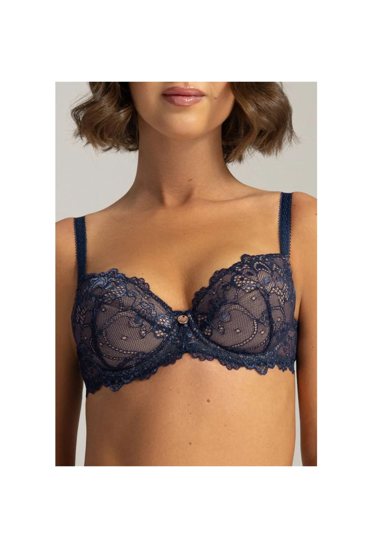 Biustonosz AV 2137 Push Up Navy Blue