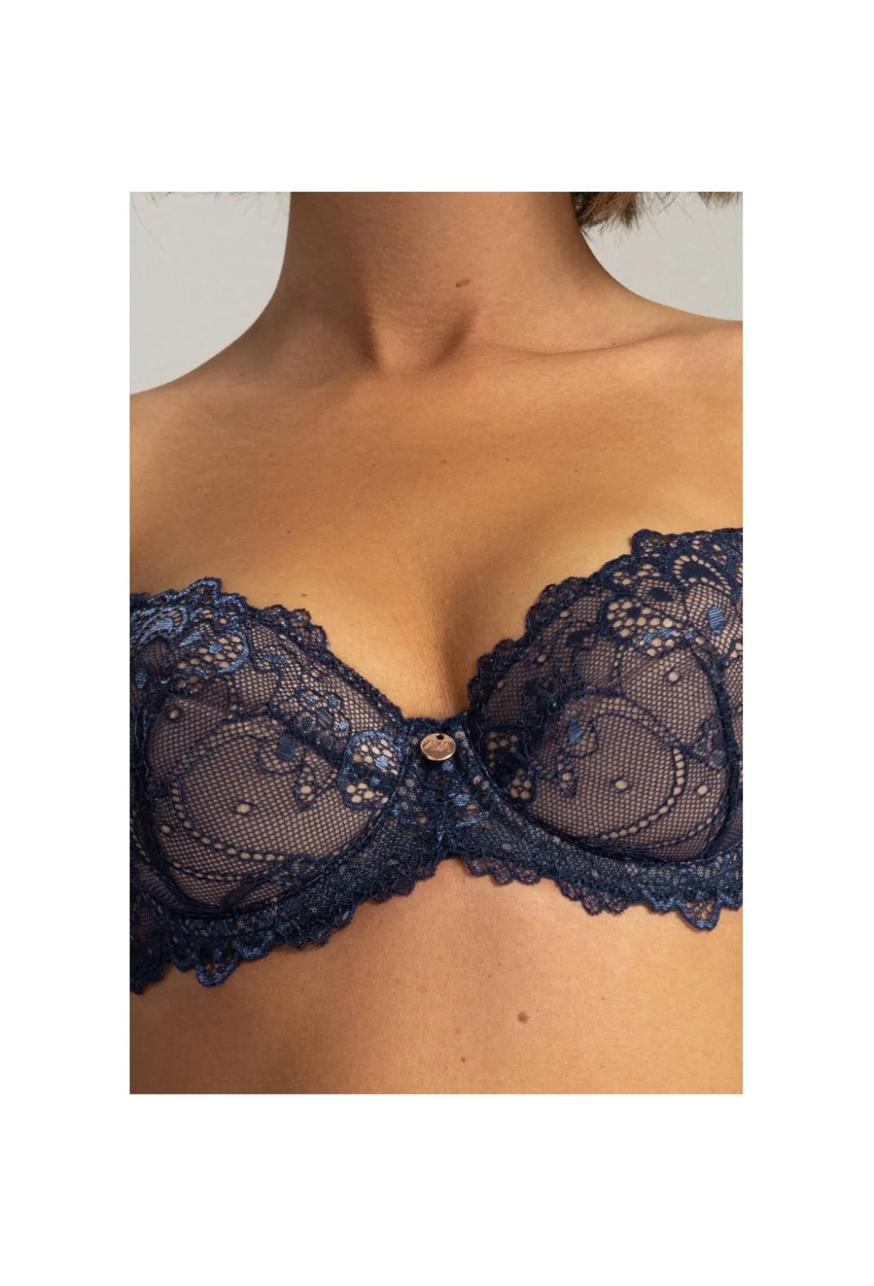 Biustonosz AV 2137 Push Up Navy Blue