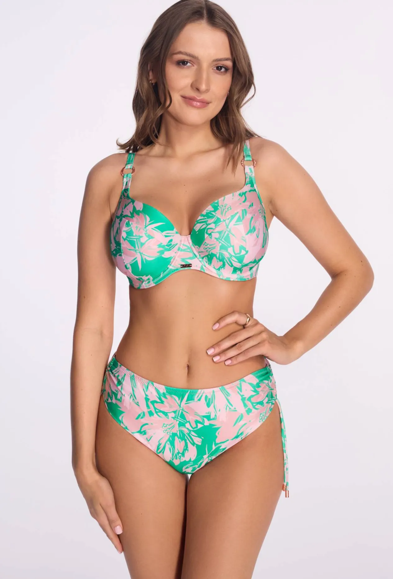 SK 261 Full Cup Green Mirage Bra