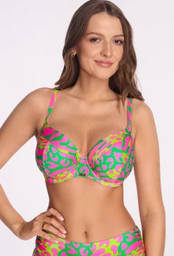 SK 246 Full Cup Neon Safari Bra