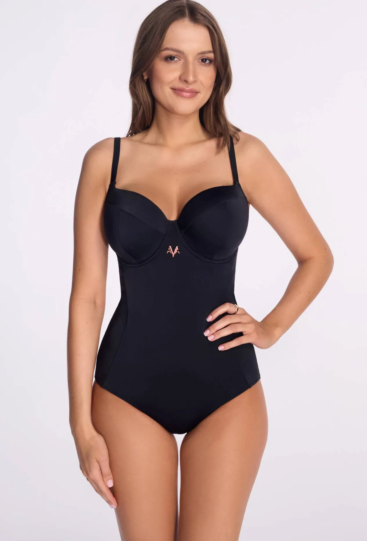SKJ 70 Black one-piece swimsuit