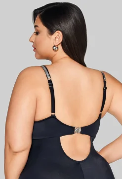 SKJ 63 Black One-Piece Swimsuit
